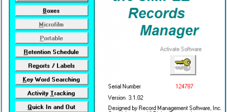 Simple Records Manager Server Version