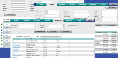 Web Simple Records Manager